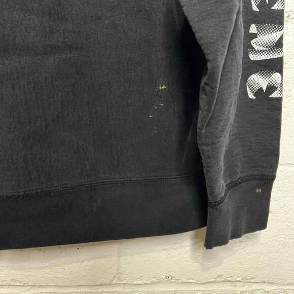 Supreme Gradient Sleeve Logo Hooded Sweatshirt “Black” FW18 - Picture 9 of 14